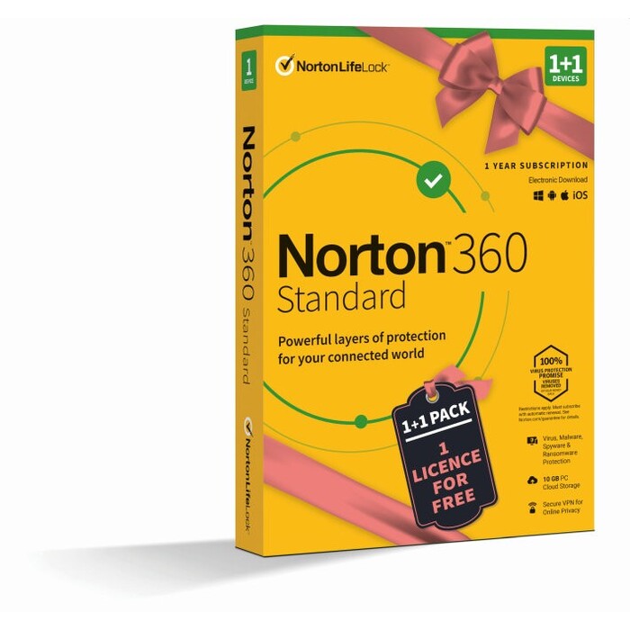 Norton Promo 360 Standard 10GB, 1 uživatel, 1 zařízení(21414993)