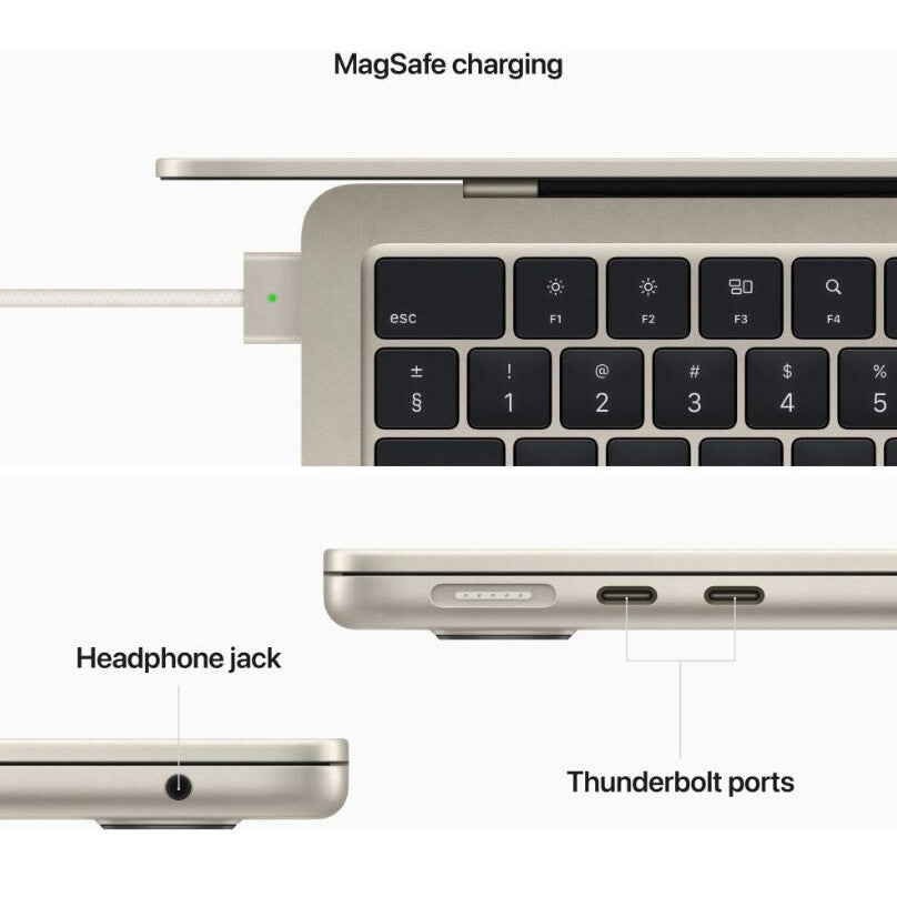Apple MacBook Air 13&#39;&#39; M2 8GB, SSD 256GB - Starlight
