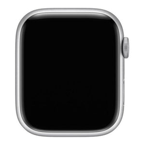 Apple Watch S8, 45mm, stříbrná, sportovní řemínek, bílá