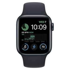 Apple Watch SE (2022), 40mm, černá, sportovní řemínek, černá ROZB