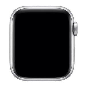 Apple Watch SE, 40mm, stříbrná, sportovní řemínek, bílá