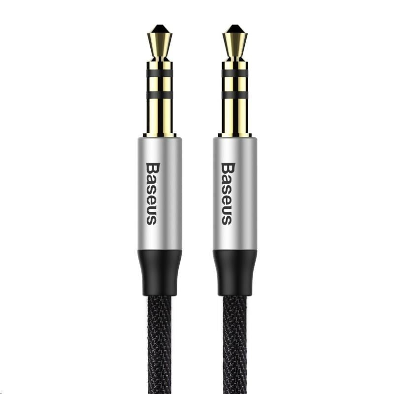 Audio kabel Baseus Yiven M30 3.5mm, jack/jack, 1m, černá