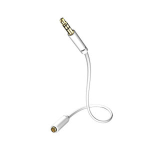 Audio kabel InAkustik STAR 1x3,5mm Jack(m)/1x3,5mm Jack(f), 3m