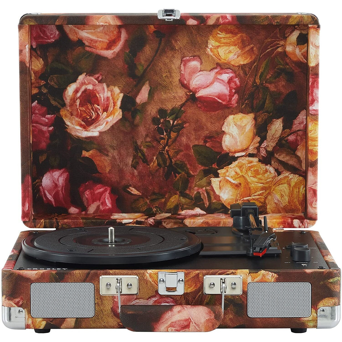 Gramofon Crosley Cruiser Plus Floral POUŽITÉ, NEOPOTŘEBENÉ ZBOŽÍ