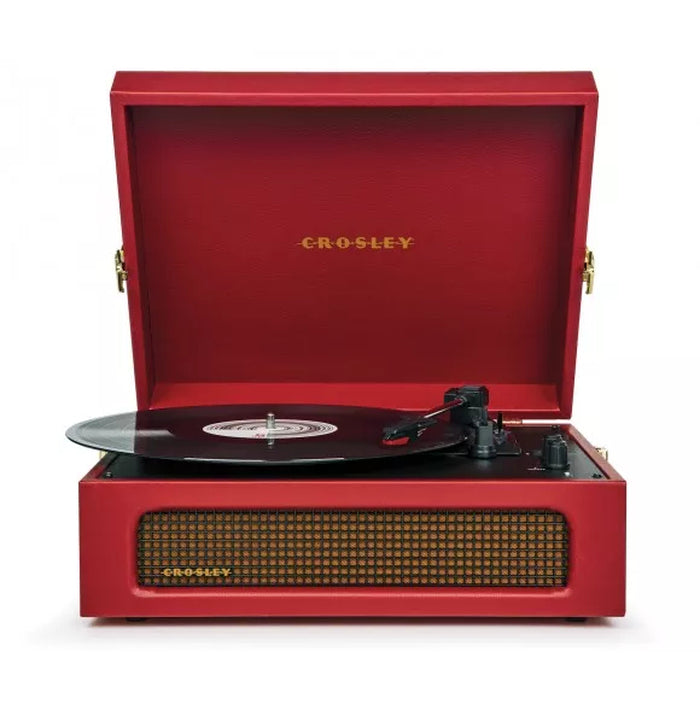 Gramofon Crosley Voyager, červený POUŽITÉ, NEOPOTŘEBENÉ ZBOŽÍ