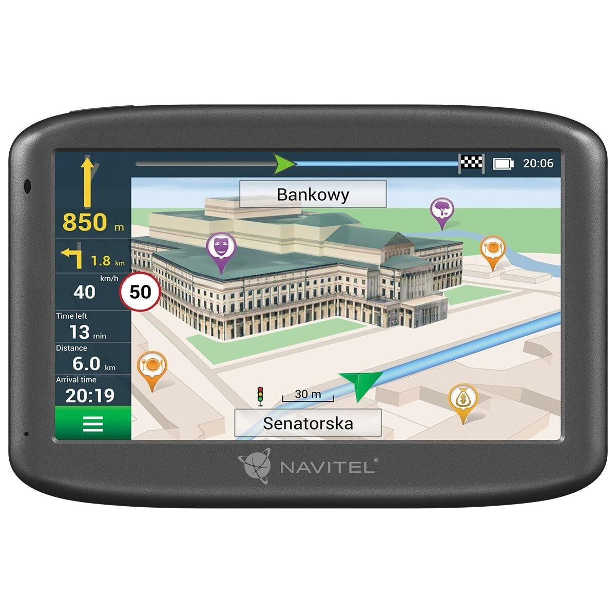 GPS Navigace Navitel E505 5", Truck, speedcam, 47 zemí, LM