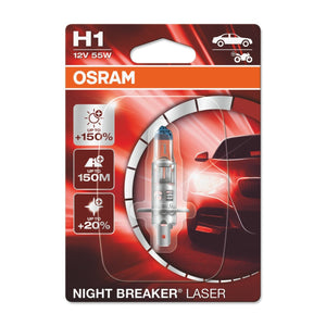 Autožárovka H1 OSRAM Night Breaker Laser, 2ks