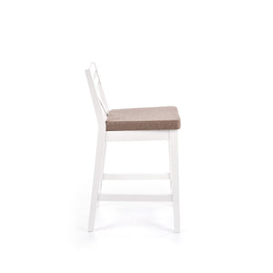 Barová židle Zoja bílá