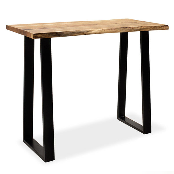 Levně Barový stůl Manos 120x97x53 cm (ořech, černá)