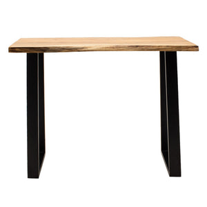 Barový stůl Manos 120x97x53 cm (ořech, černá)