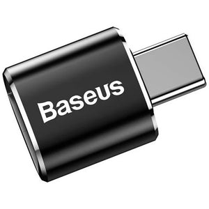 Baseus USB-A samice/USB Type-C samec redukce 2.4A černá