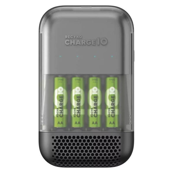 Ultra-rychlá nabíječka baterií GP Charge10 S491 + 4×AA