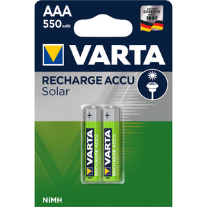 Nabíjecí baterie Varta Solar, AAA, 550 mAh