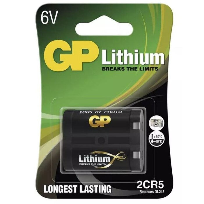 Baterie GP, lithiová 2CR5, 1 ks