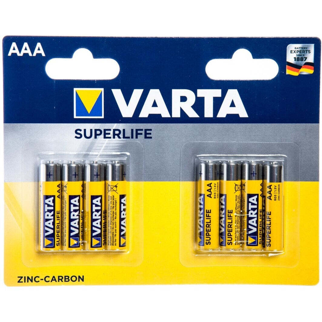 Baterie Varta Superlife, AAA, 8ks