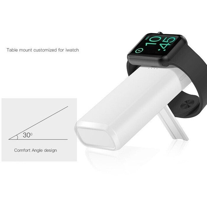 Bezdrátová powerbanka COTEetCI 5200mAh pro Apple Watch, bílá POUŽ