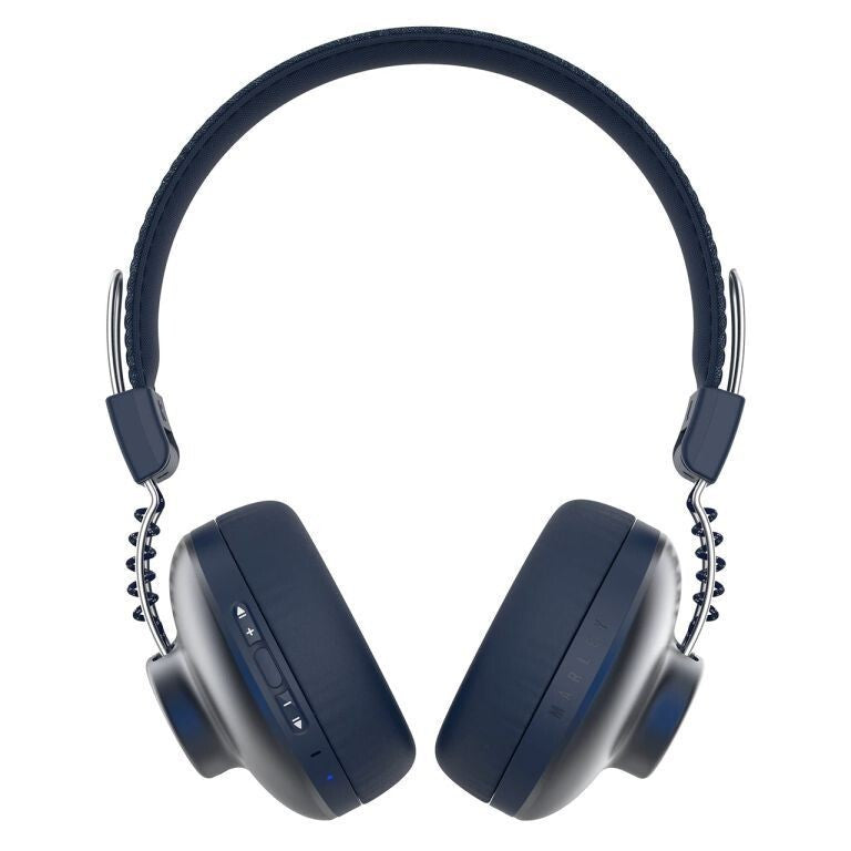 Bezdrátová sluchátka Marley Positive Vibration, modrá