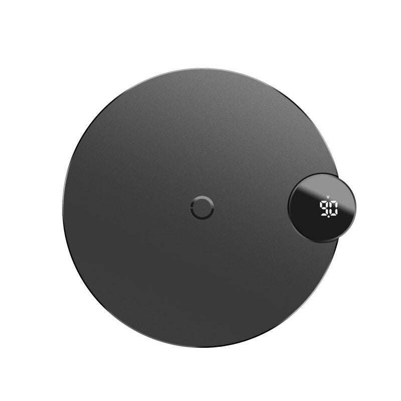 Bezdrátová nabíječka Baseus, s LED displejem, černá