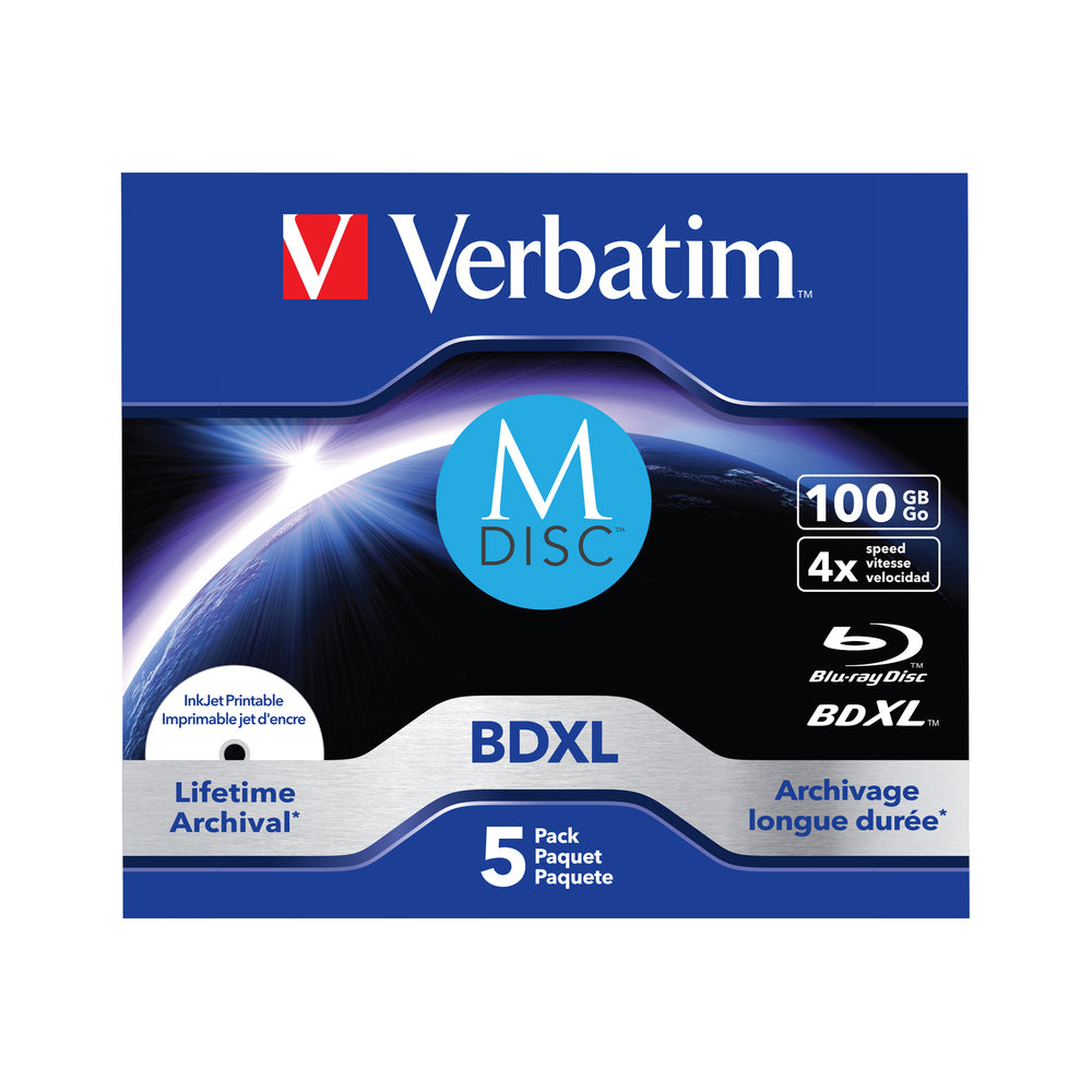 Verbatim MDISC 100GB 6x, 5ks (43834)