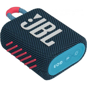 Bluetooth reproduktor JBL GO 3, růžovo-modrý