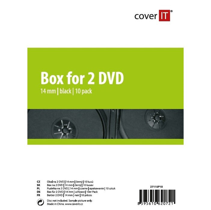 Box na 2 DVD Cover IT, 10ks/bal (27115P10)