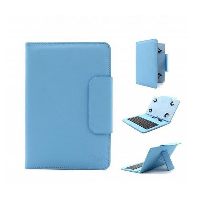 C-TECH PROTECT pouzdro s klávesnicí 7&quot;-7,85&quot; NUTKC-01, modré