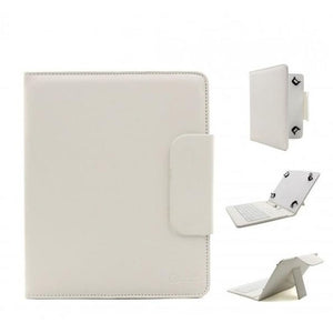 C-TECH PROTECT pouzdro s klávesnicí 8" NUTKC-02, bílé