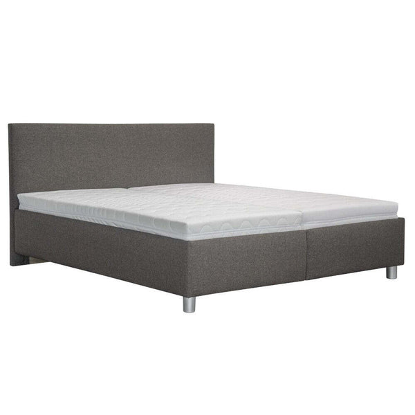 Levně Čalouněná postel Adele 180x200, šedá, bez matrace