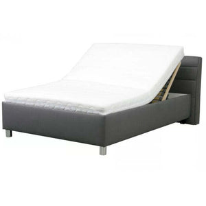 Čalouněná postel Alison 140x200, šedá, bez matrace