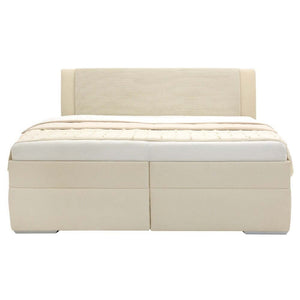Čalouněná postel Amanda 180x200, béžová, včetně matrace