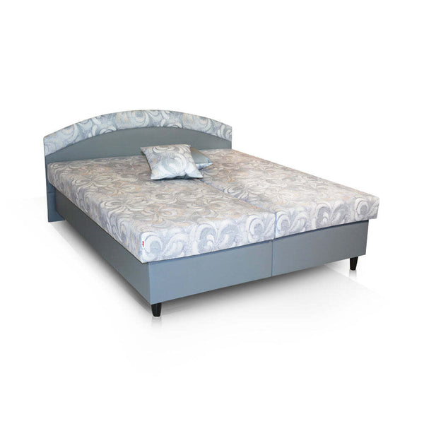 Levně Čalouněná postel Corveta 180x200, šedá, včetně matrace