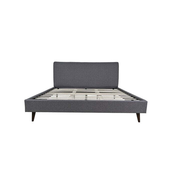 Čalouněná postel Henrik 180x200, šedá, bez matrace