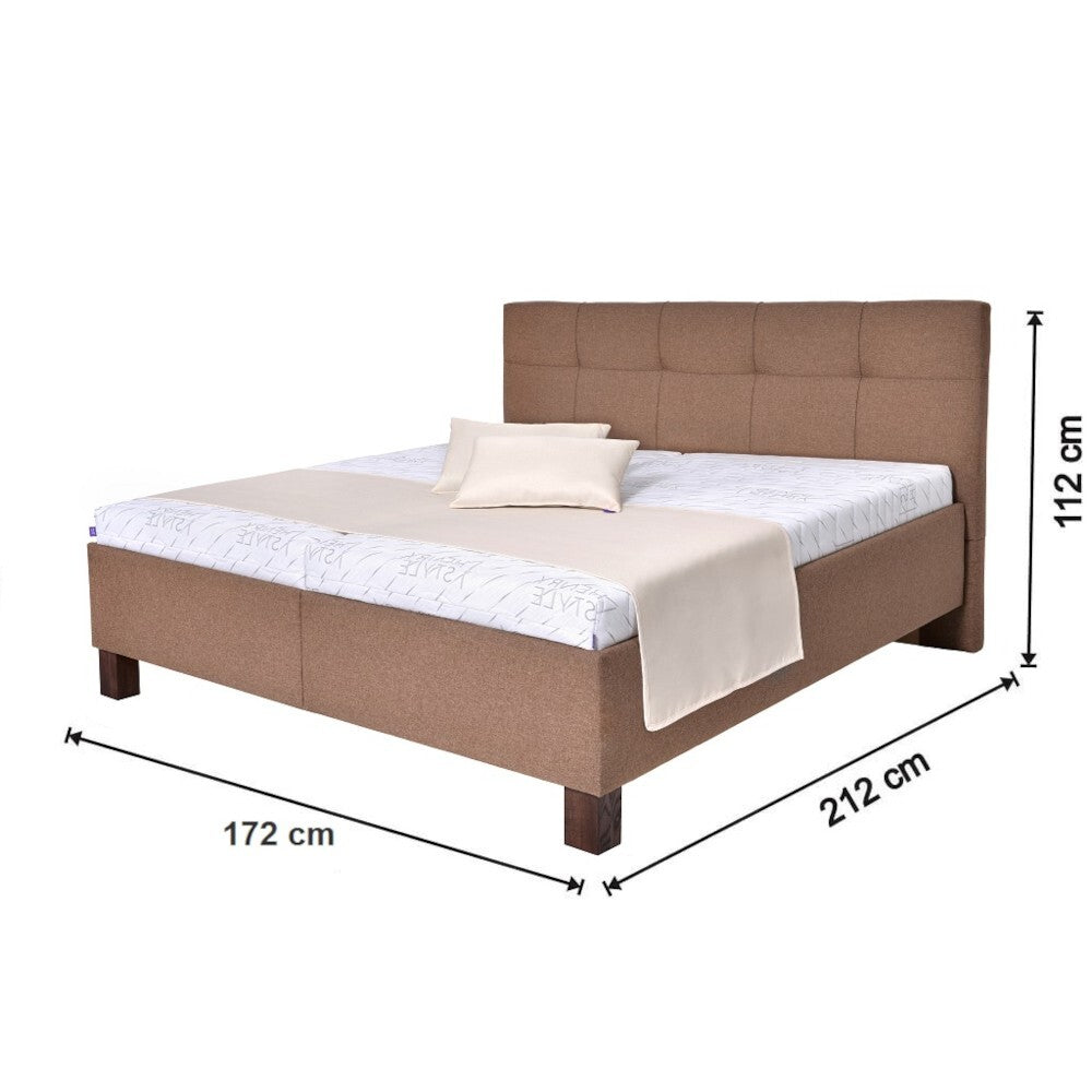 Čalouněná postel Mary 160x200, vč. matrace, pol. roštu a ÚP