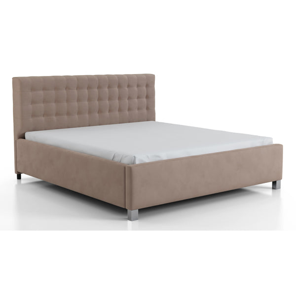 Levně Čalouněná postel Adore 160x200, béžová, včetně roštu