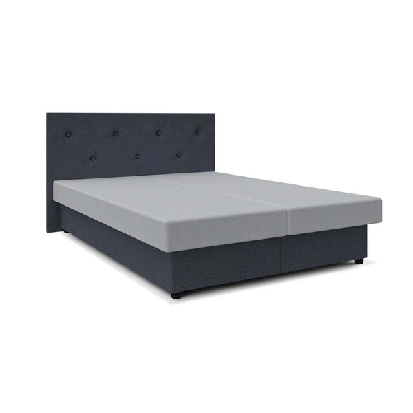 Levně Čalouněná postel New Zofie 160x200, šedá, včetně matrace