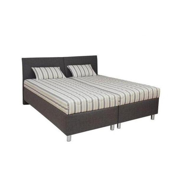 Levně Čalouněná postel Colorado 180x200, šedá, včetně matrace