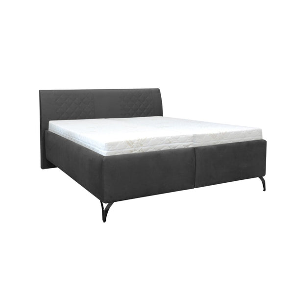 Levně Čalouněná postel Melissa 180x200, šedá, bez matrace