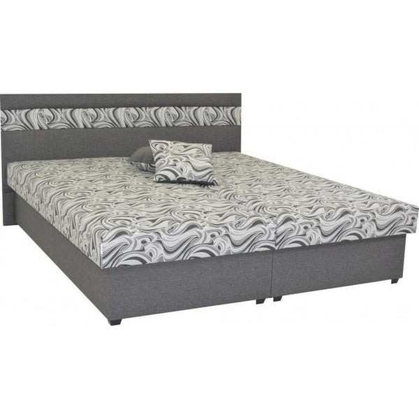 Levně Čalouněná postel Mexico 180x200, šedá, včetně matrace