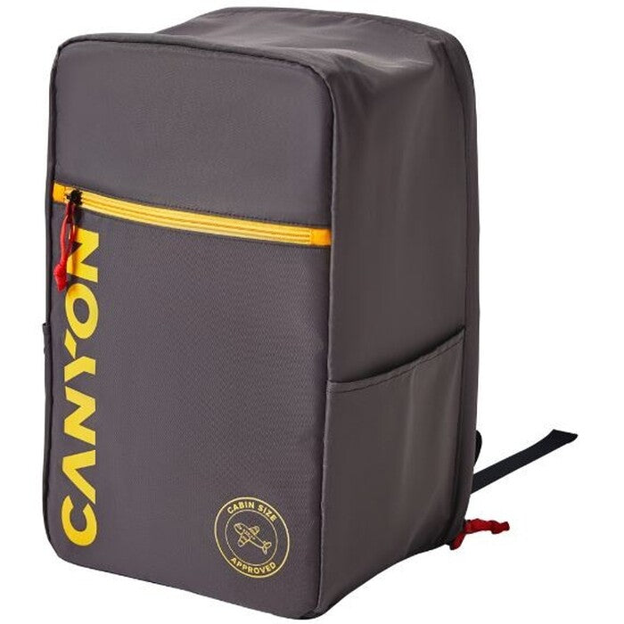 CANYON CSZ-02 batoh pro 15.6&quot; notebook, 20x25x40cm, 20L, šedá