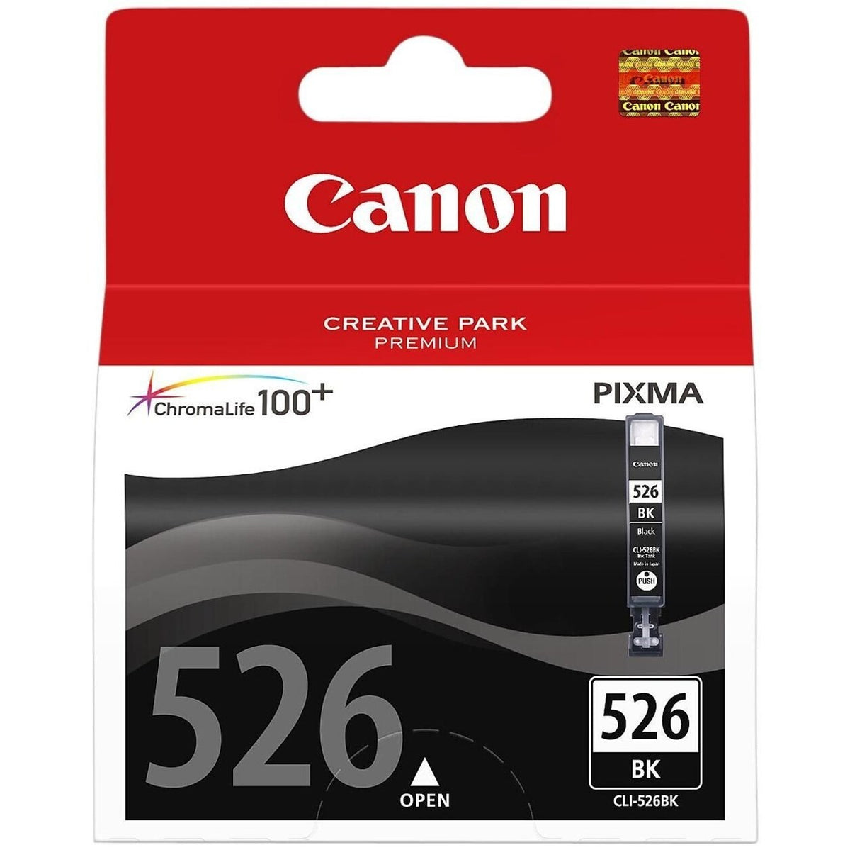 Cartridge Canon CLI-526 Bk, černá