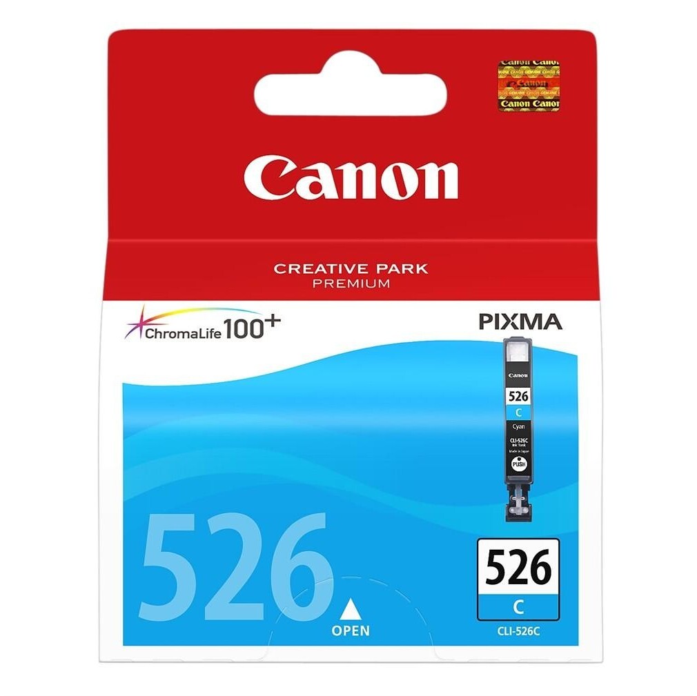 Cartridge Canon CLI-526 C, azurová