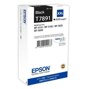 Epson originální ink C13T789140, T789, XXL, black, 4000str.,65ml