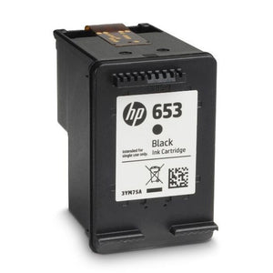 Cartridge HP 3YM75AE, 653, černá