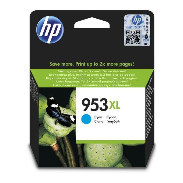 Cartridge HP F6U16AE, 953XL, azurová