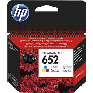 Cartridge HP F6V24AE, 652, Tri-color