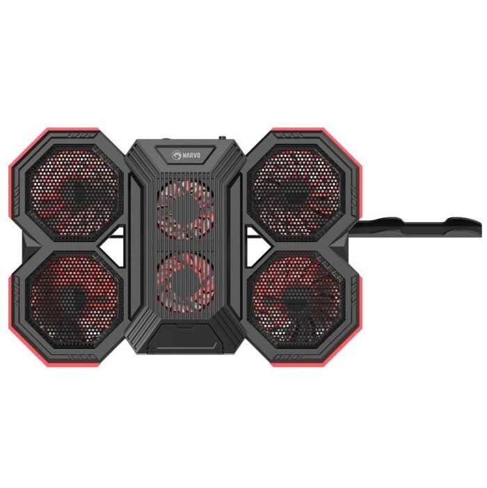 Stojan pod notebook Marvo,FN-41,podsvícený,s větrákem