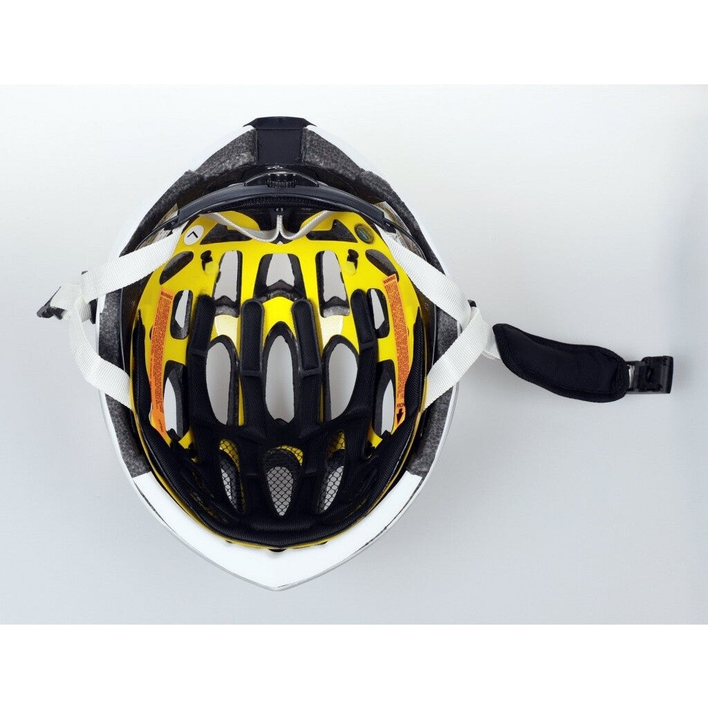 Chytrá helma SafeTec TYR 3, XL, LED blinkry, bluetooth, bílá