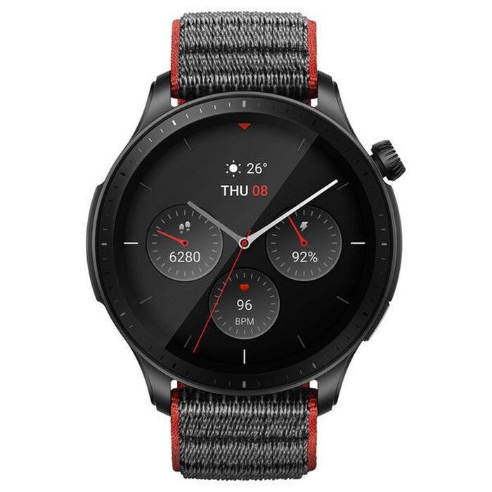 Chytré hodinky Amazfit GTR 4, černá s šedým řemínkem