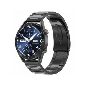 Chytré hodinky Armodd Silentwatch 5 Pro, kovový řemínek, černá