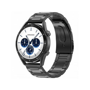 Chytré hodinky Armodd Silentwatch 5 Pro, kovový řemínek, černá PO